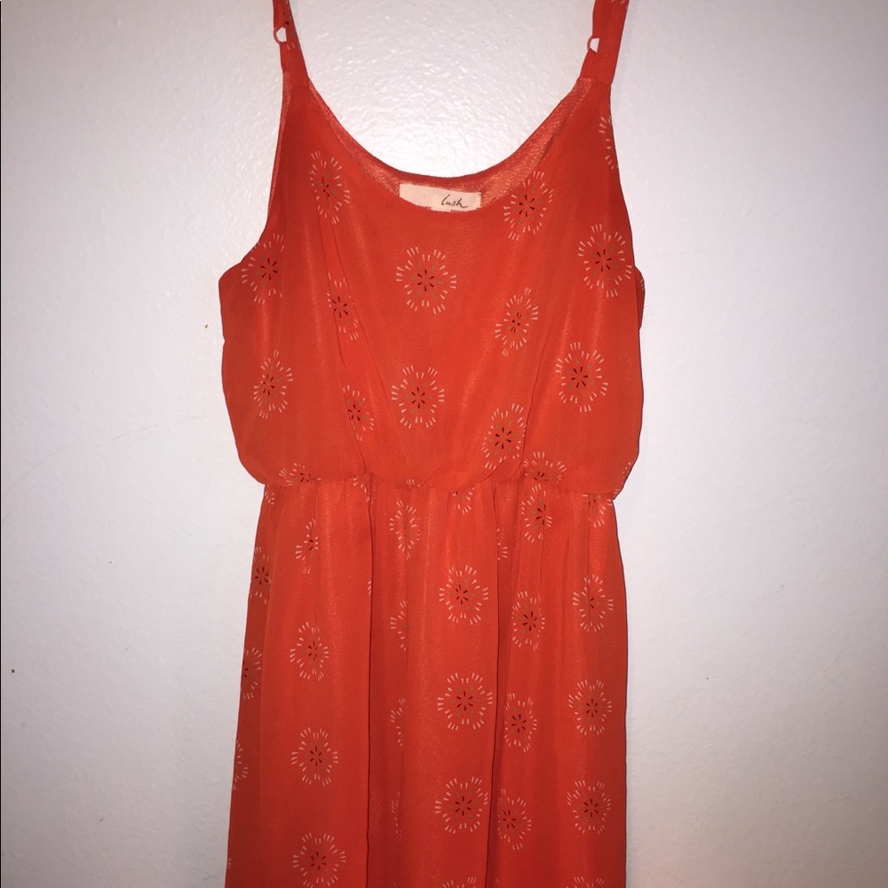 Dress with flower design